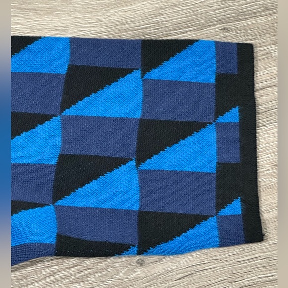 Danny and Nicole Blue, Navy, & Black Midi Sweater Dress Size M New With Tags - Picture 9 of 16